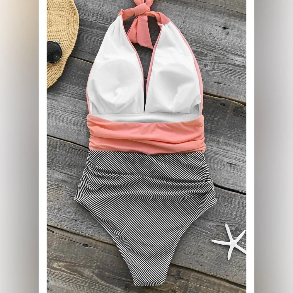 NWT Cupshe One Piece Swimsuit Size Medium - Picture 4 of 10